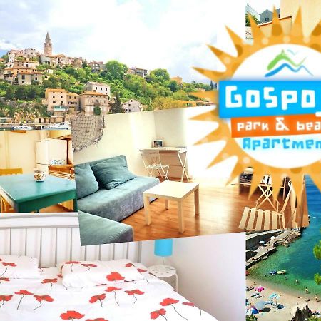 Gospoja Park & Beach Apartment Врбник Екстер'єр фото