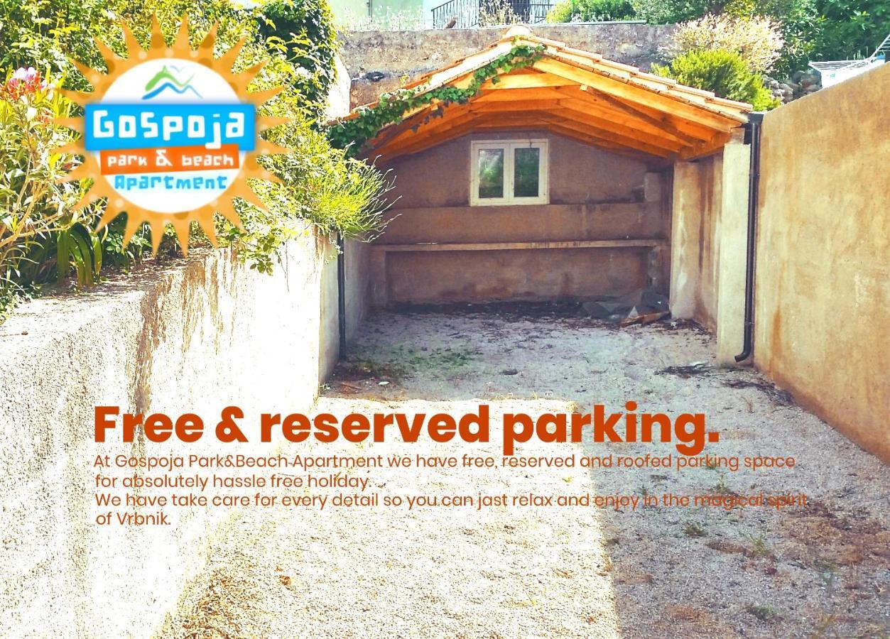 Gospoja Park & Beach Apartment Врбник Екстер'єр фото